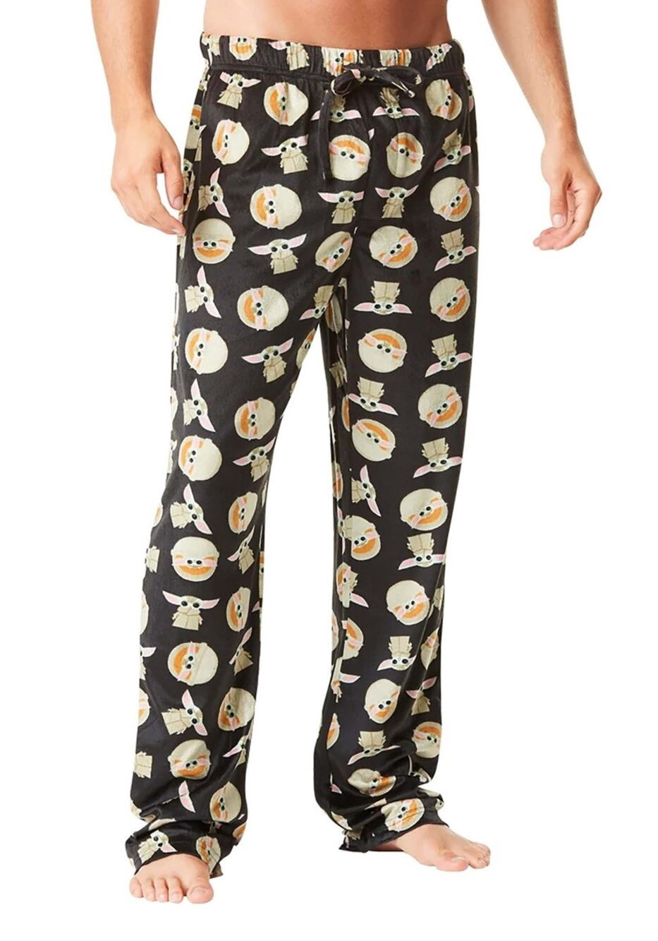 STAR WARS Crazy Lounge Baby Yoda Fleece Pajama Pants Drawstring Pull On Mens XL